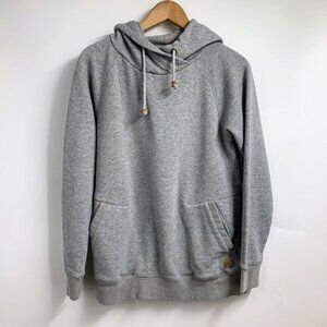 10 Tree Women's Cross Neck Organic Cotton Pullover‎ Hoodie Sweatshirt Size M